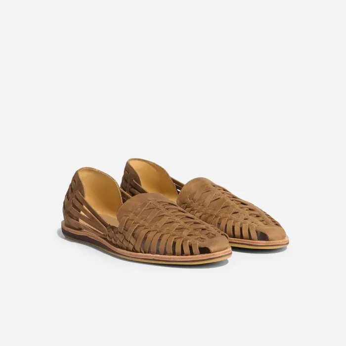 Nisolo Oxfords and Loafers Men Huarache Sandal Tobacco
