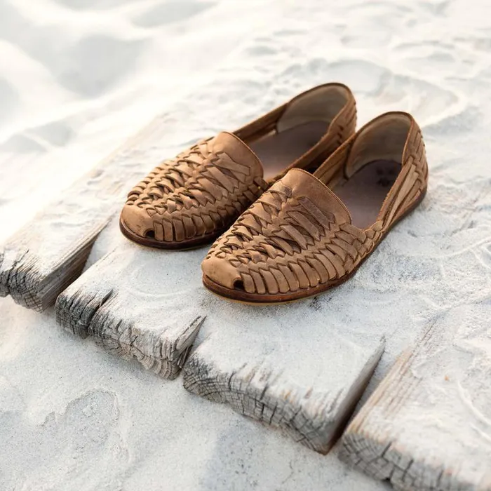 Nisolo Oxfords and Loafers Men Huarache Sandal Tobacco Nisolo Oxfords and Loafers Men Huarache Sandal Tobacco
