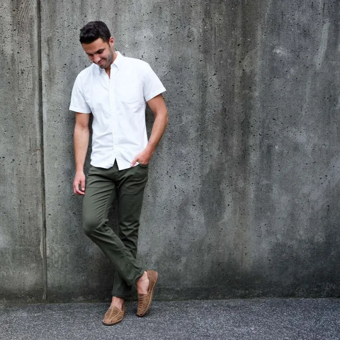 Nisolo Oxfords and Loafers Men Huarache Sandal Tobacco Nisolo Oxfords and Loafers Men Huarache Sandal Tobacco