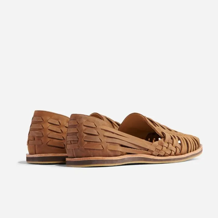 Nisolo Oxfords and Loafers Men Huarache Sandal Tobacco Nisolo Oxfords and Loafers Men Huarache Sandal Tobacco