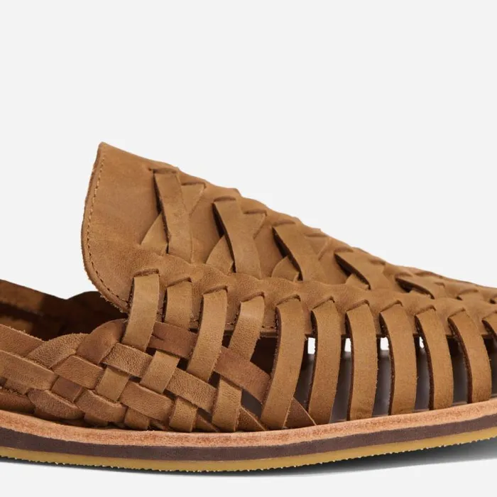 Nisolo Oxfords and Loafers Men Huarache Sandal Tobacco Nisolo Oxfords and Loafers Men Huarache Sandal Tobacco