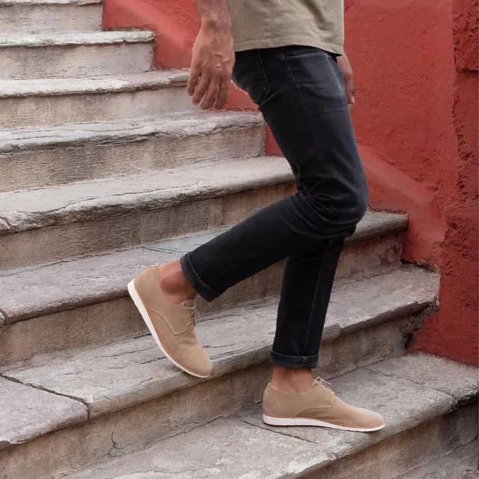 Nisolo Oxfords and Loafers Men Lightweight Flex Derby Stone Nisolo Oxfords and Loafers Men Lightweight Flex Derby Stone