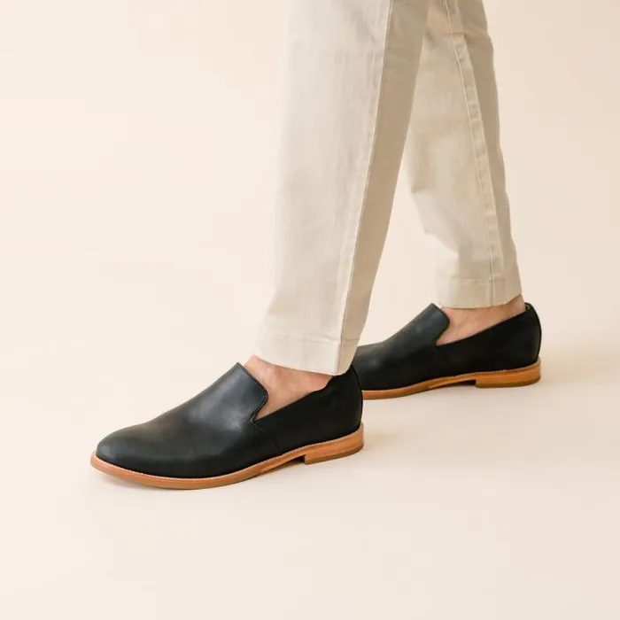 Nisolo Oxfords and Loafers Men Rio SlipOn Loafer Black Nisolo Oxfords and Loafers Men Rio SlipOn Loafer Black