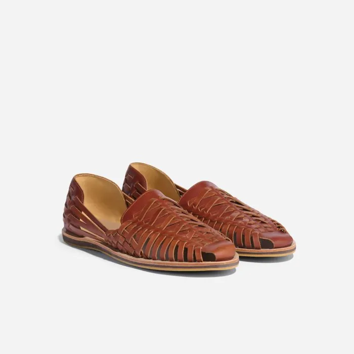 Nisolo Sandals and Slip Ons Men Huarache Sandal Brandy