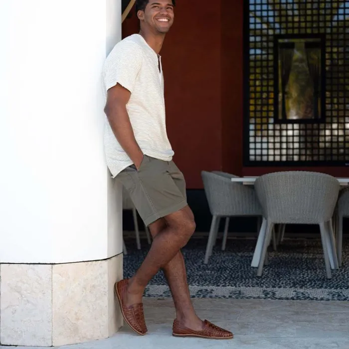 Nisolo Sandals and Slip Ons Men Huarache Sandal Brandy