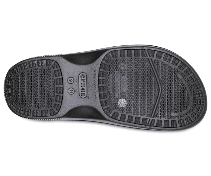 On The Clock Work SlipOn Black Women Crocs Clogs