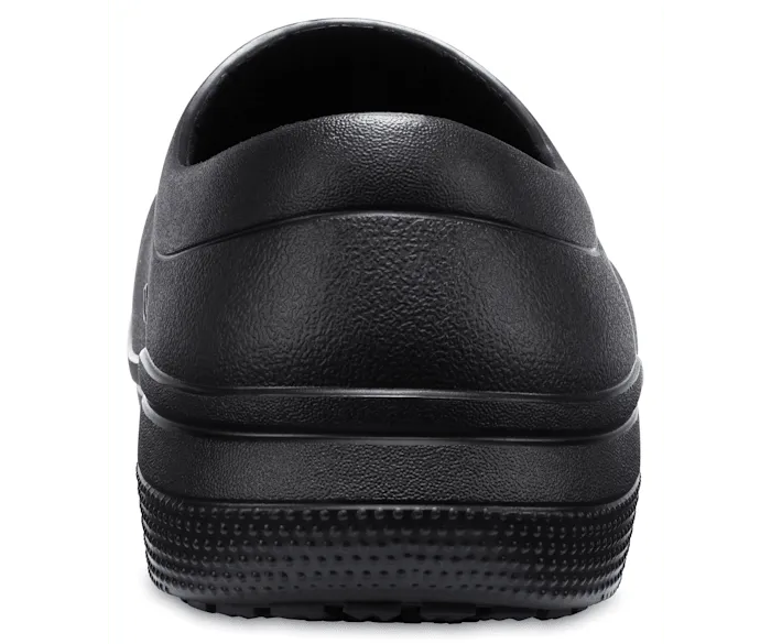 On The Clock Work SlipOn Black Women Crocs Clogs