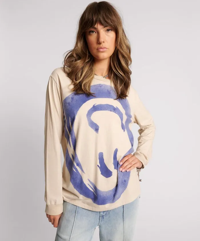 One Teaspoon Basic Tees ALL YOU NEED IS LOVE LONGSLEEVE TEE 8211 Women