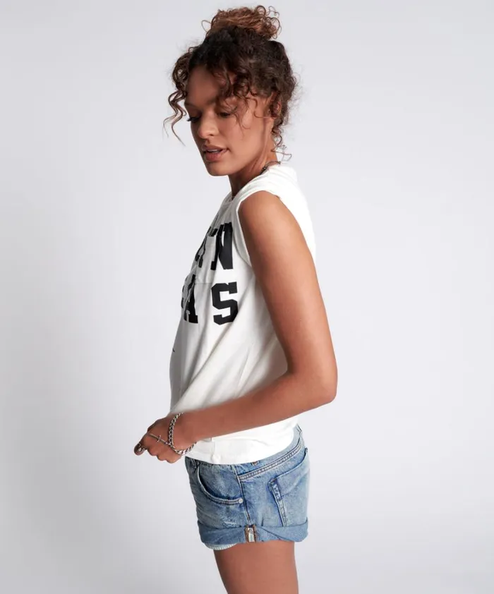 One Teaspoon Basic Tees OFF WHITE AUSTIN SANTA FE TEE 8211 Women