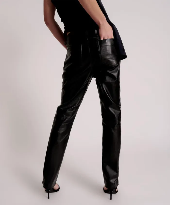 One Teaspoon Bottoms BLACKLIGHT LEATHER LACE UP PANTS 8211 Women One Teaspoon Bottoms BLACKLIGHT LEATHER LACE UP PANTS 8211 Women