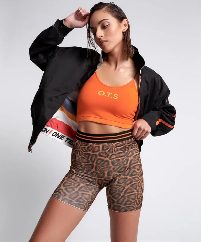 One Teaspoon Bottoms OTS ANIMAL BIKE SHORTS 8211 Women