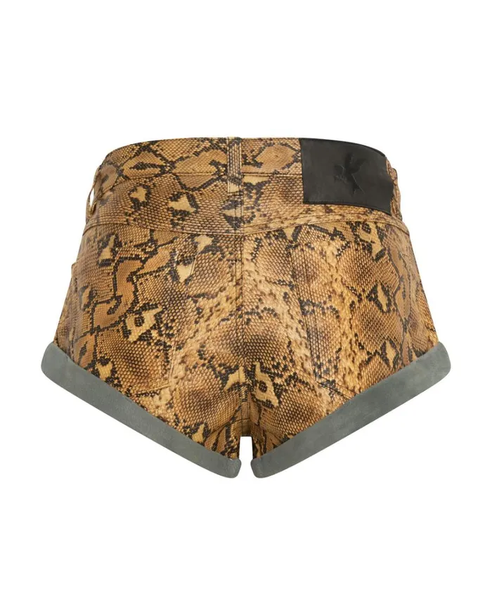 One Teaspoon Bottoms SUN SNAKE LEATHER BANDITS 8211 Women