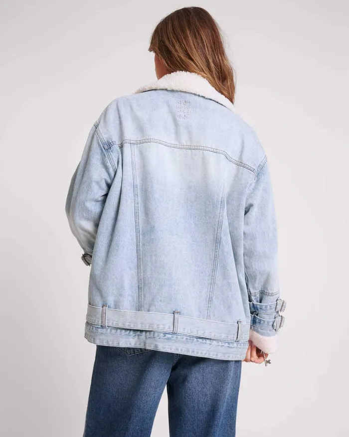 One Teaspoon Denim Jackets SALTY DOG DENIM AVIATOR JACKET 8211 Women One Teaspoon Denim Jackets SALTY DOG DENIM AVIATOR JACKET 8211 Women