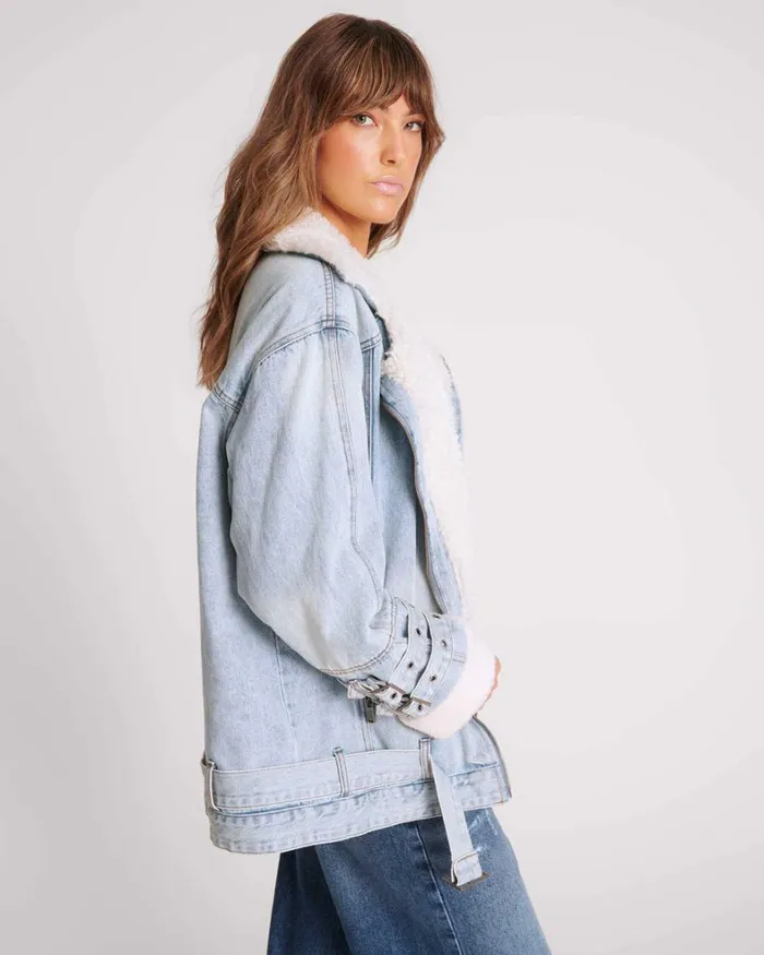 One Teaspoon Denim Jackets SALTY DOG DENIM AVIATOR JACKET 8211 Women One Teaspoon Denim Jackets SALTY DOG DENIM AVIATOR JACKET 8211 Women