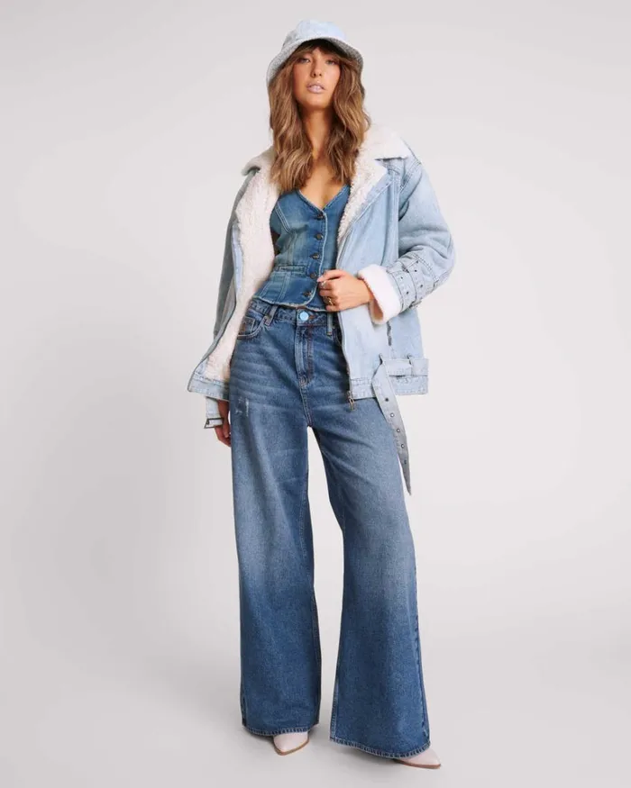 One Teaspoon Denim Jackets SALTY DOG DENIM AVIATOR JACKET 8211 Women One Teaspoon Denim Jackets SALTY DOG DENIM AVIATOR JACKET 8211 Women