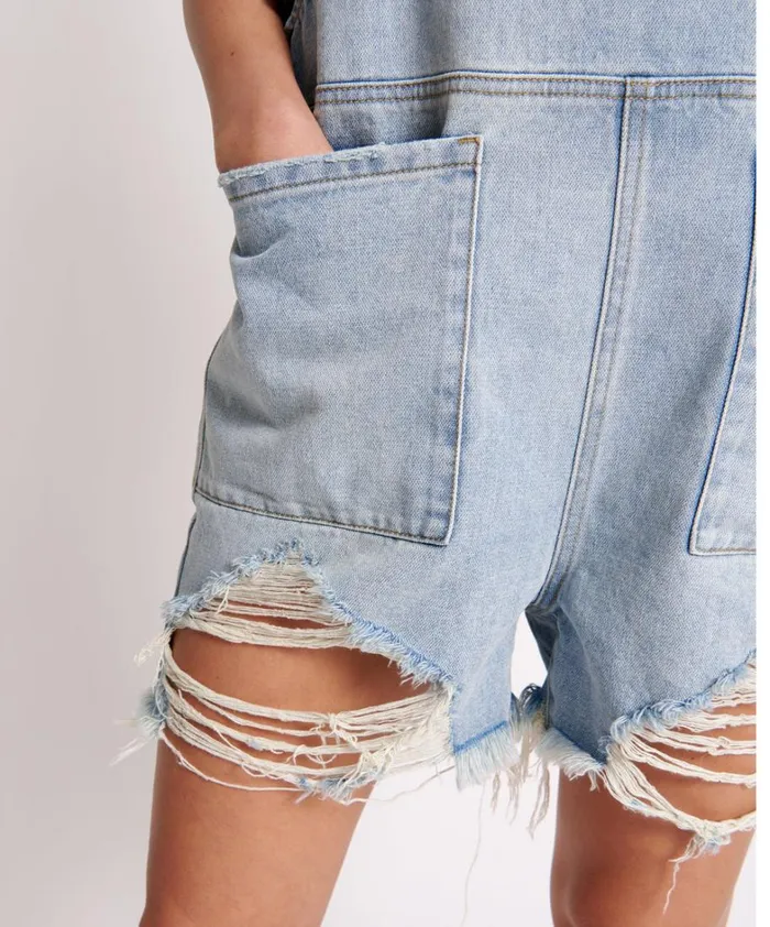 One Teaspoon Denim Jumpsuits HENDRIXE PINI DENIM PLAYSUIT 8211 Women One Teaspoon Denim Jumpsuits HENDRIXE PINI DENIM PLAYSUIT 8211 Women