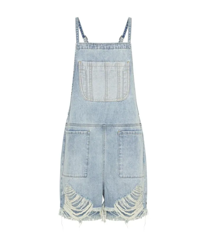 One Teaspoon Denim Jumpsuits HENDRIXE PINI DENIM PLAYSUIT 8211 Women One Teaspoon Denim Jumpsuits HENDRIXE PINI DENIM PLAYSUIT 8211 Women
