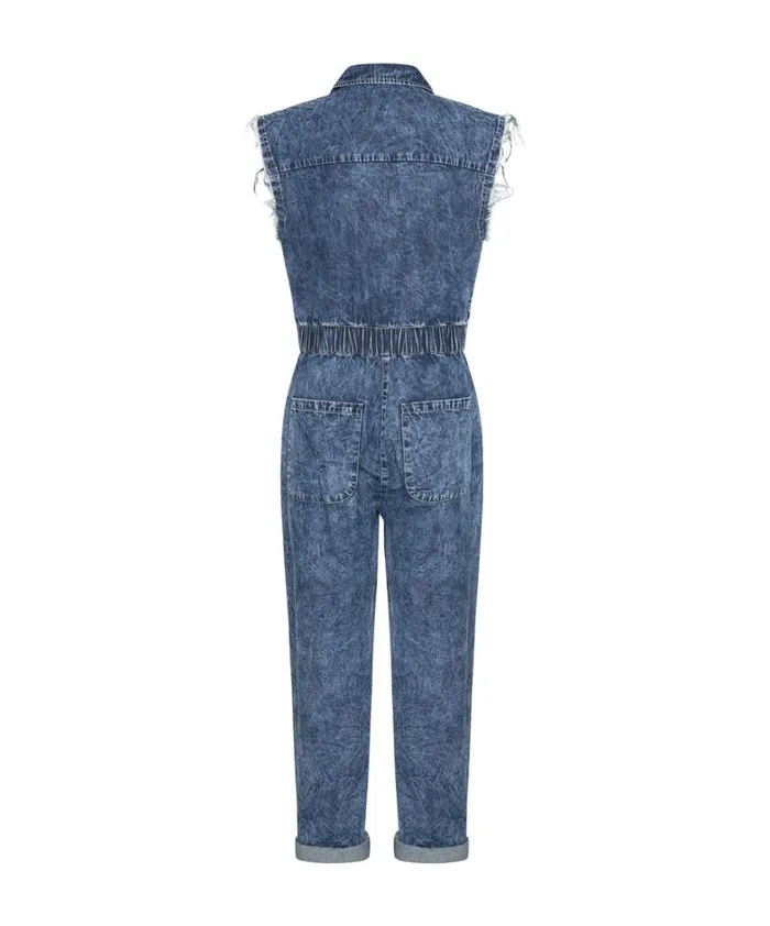 One Teaspoon Denim Jumpsuits OLIVIA SLEEVELESS OVERALL 8211 Women