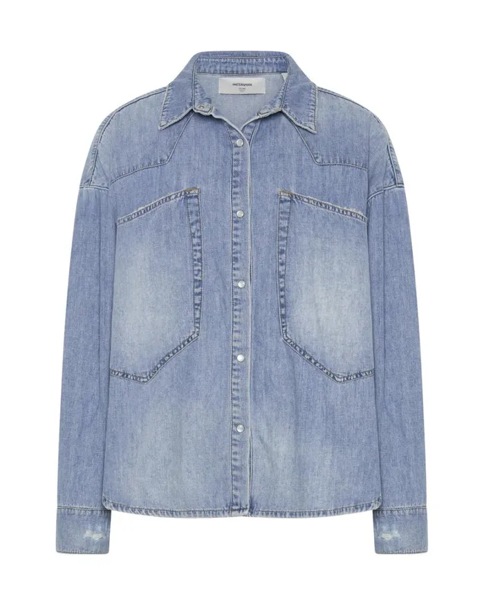 One Teaspoon Denim Tops REVOLVER OVERSIZED DENIM SHIRT 8211 Women