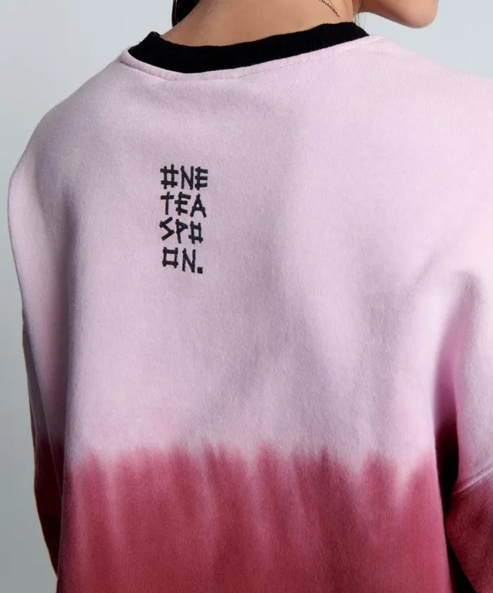 One Teaspoon Hoodies And Sweats FROM THE STARS DIPPED CROPPED SWEATER 8211 Women