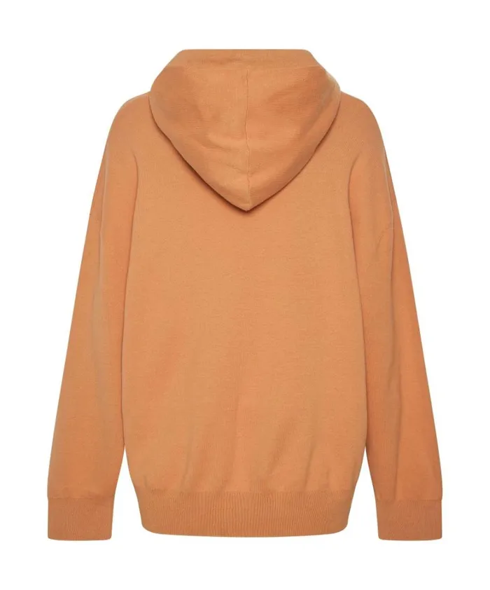 One Teaspoon Hoodies And Sweats OTS RECOVERY HOODY BROWN 8211 Women