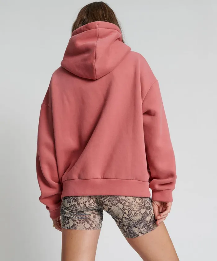 One Teaspoon Hoodies And Sweats RED VELVET LUXE TWISTED HOODY 8211 Women