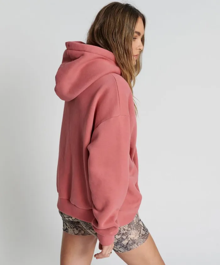 One Teaspoon Hoodies And Sweats RED VELVET LUXE TWISTED HOODY 8211 Women