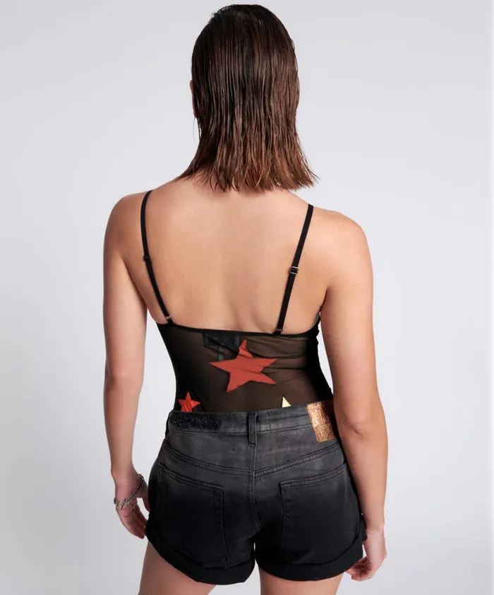 One Teaspoon Intimates STAR GAZING MESH BODYSUIT 8211 Women One Teaspoon Intimates STAR GAZING MESH BODYSUIT 8211 Women
