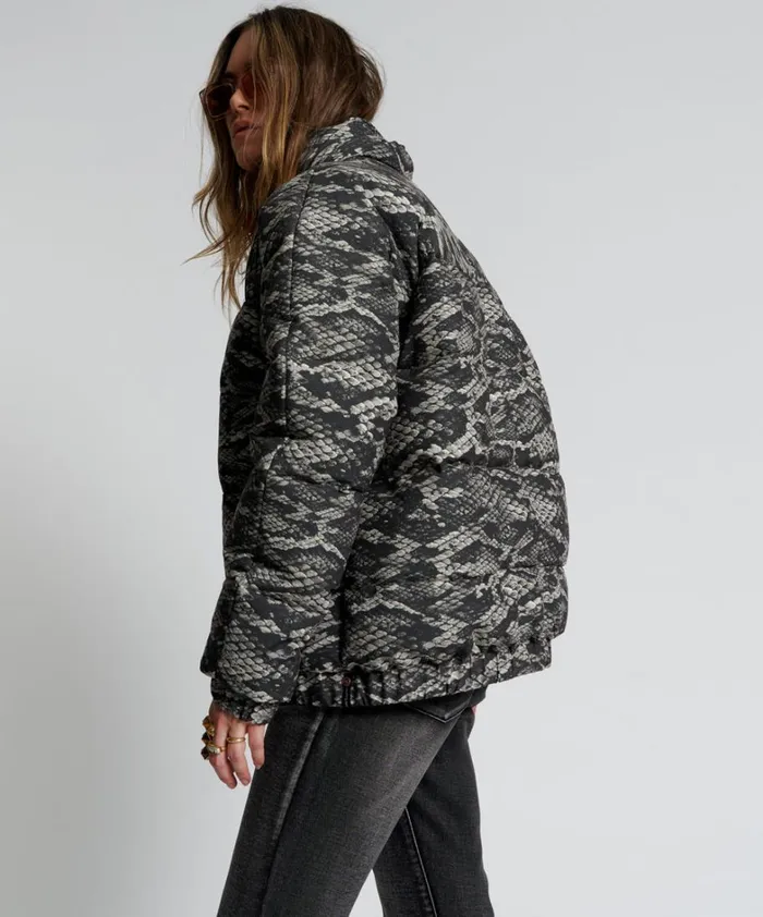 One Teaspoon Jackets SNAKED DIRTEE LOVE PUFFA JACKET 8211 Women