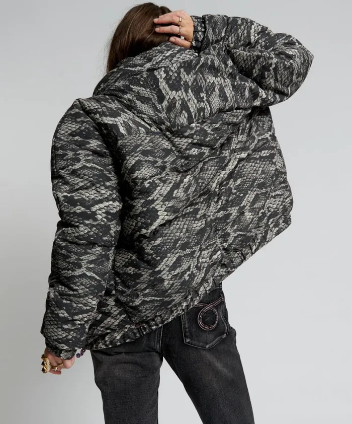 One Teaspoon Jackets SNAKED DIRTEE LOVE PUFFA JACKET 8211 Women