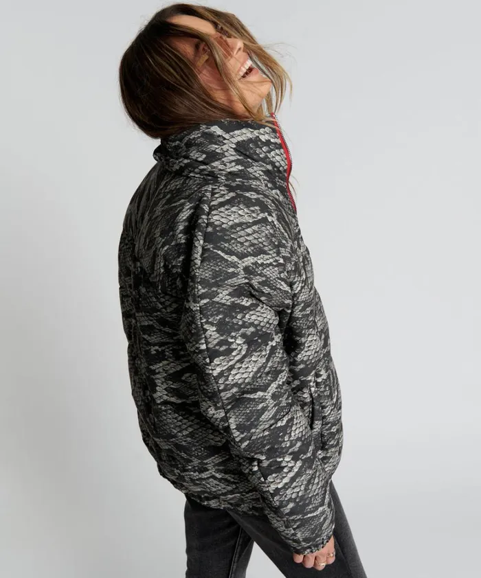 One Teaspoon Jackets SNAKED DIRTEE LOVE PUFFA JACKET 8211 Women