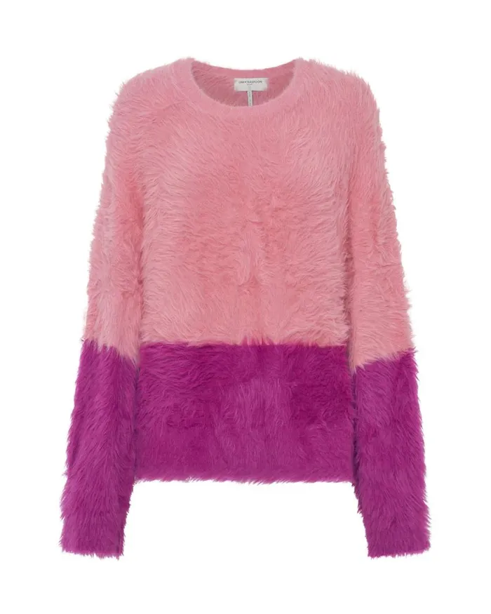 One Teaspoon Knitwear FLUFFY COLOUR BLOCK SWEATER 8211 Women One Teaspoon Knitwear FLUFFY COLOUR BLOCK SWEATER 8211 Women