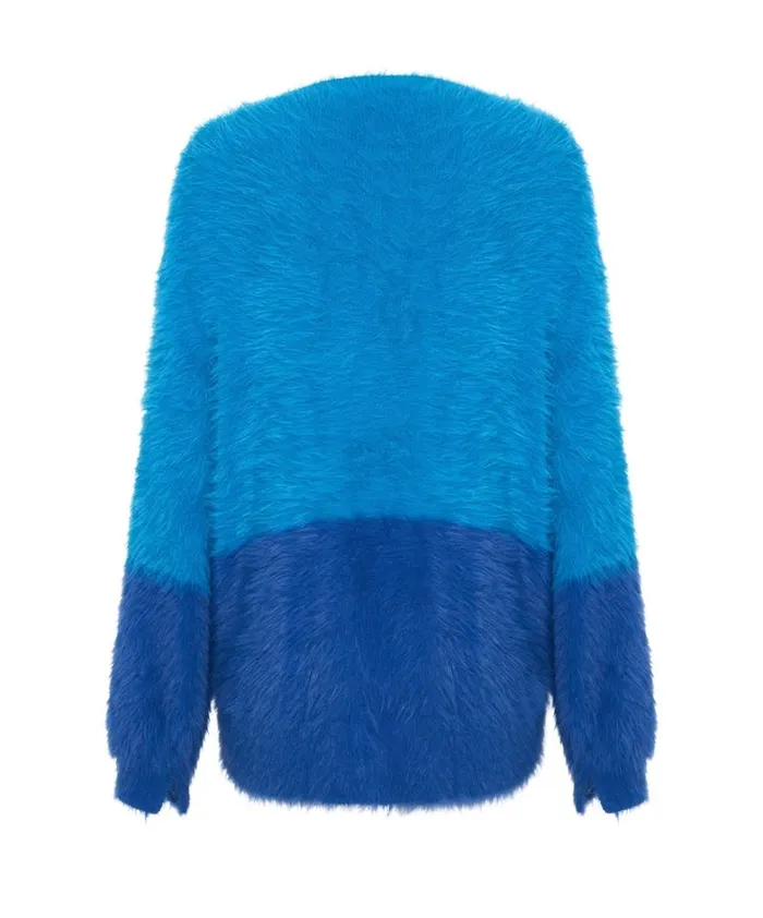 One Teaspoon Knitwear FLUFFY COLOUR BLOCKED SWEATER 8211 Women
