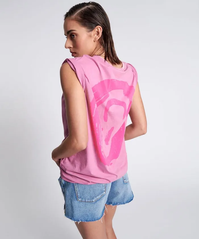 One Teaspoon Organic Tees SMILEY ORGANIC UNISEX TEE 8211 Women