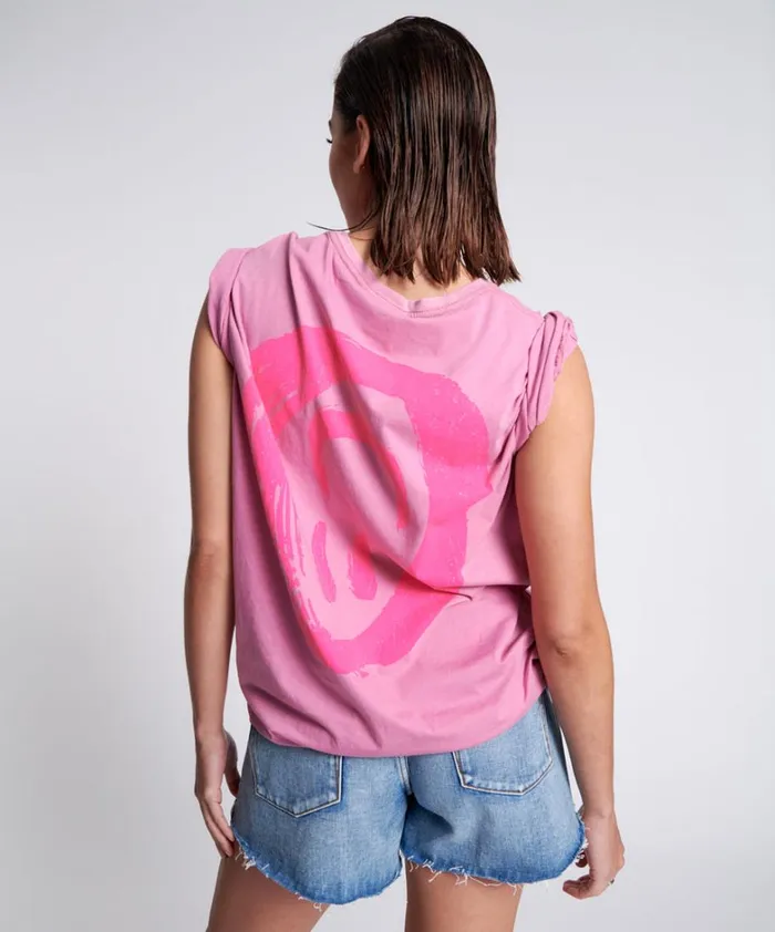 One Teaspoon Organic Tees SMILEY ORGANIC UNISEX TEE 8211 Women