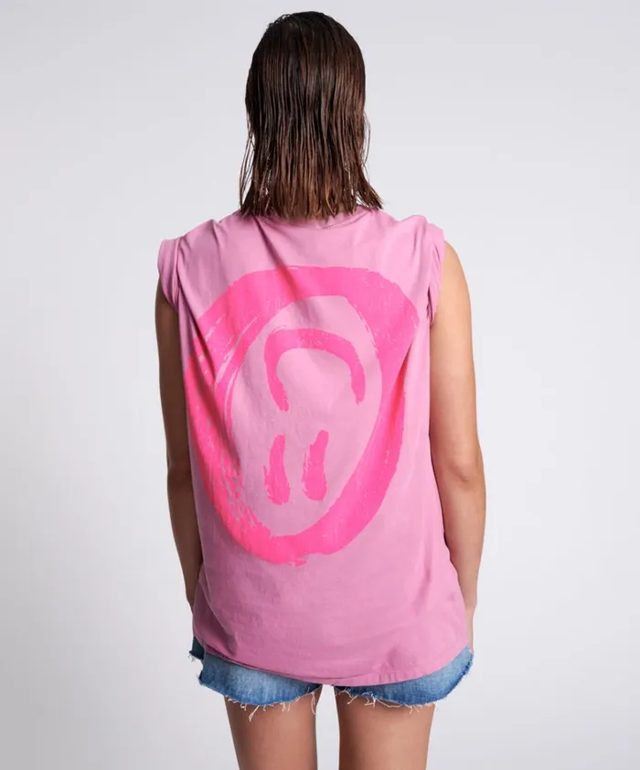 One Teaspoon Organic Tees SMILEY ORGANIC UNISEX TEE 8211 Women