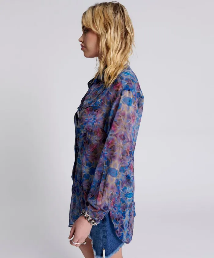 One Teaspoon Shirts CYMATIC REFLECTIONS UTILITY SHIRT 8211 Women