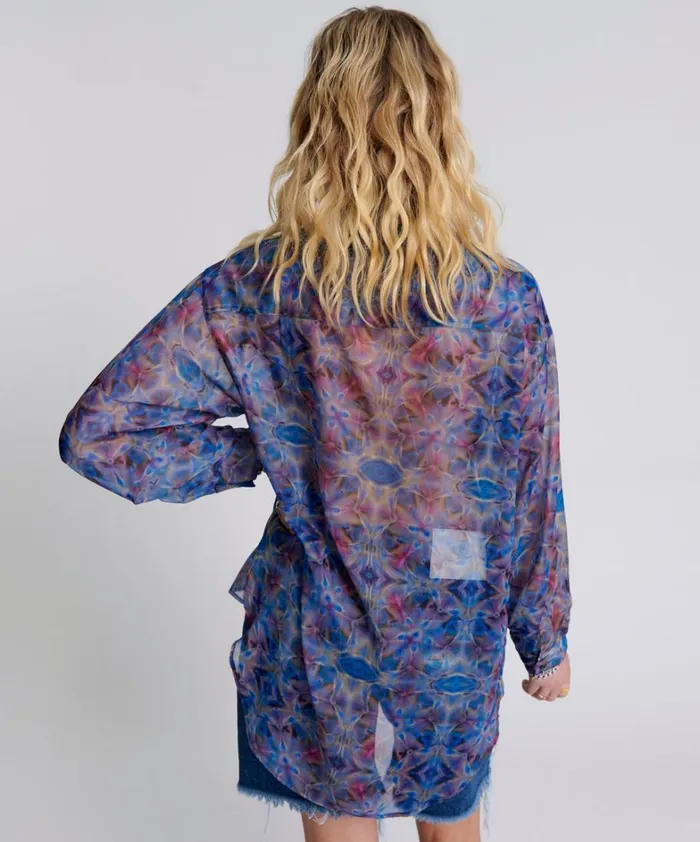 One Teaspoon Shirts CYMATIC REFLECTIONS UTILITY SHIRT 8211 Women