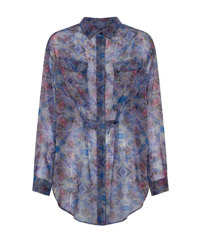 One Teaspoon Shirts CYMATIC REFLECTIONS UTILITY SHIRT 8211 Women