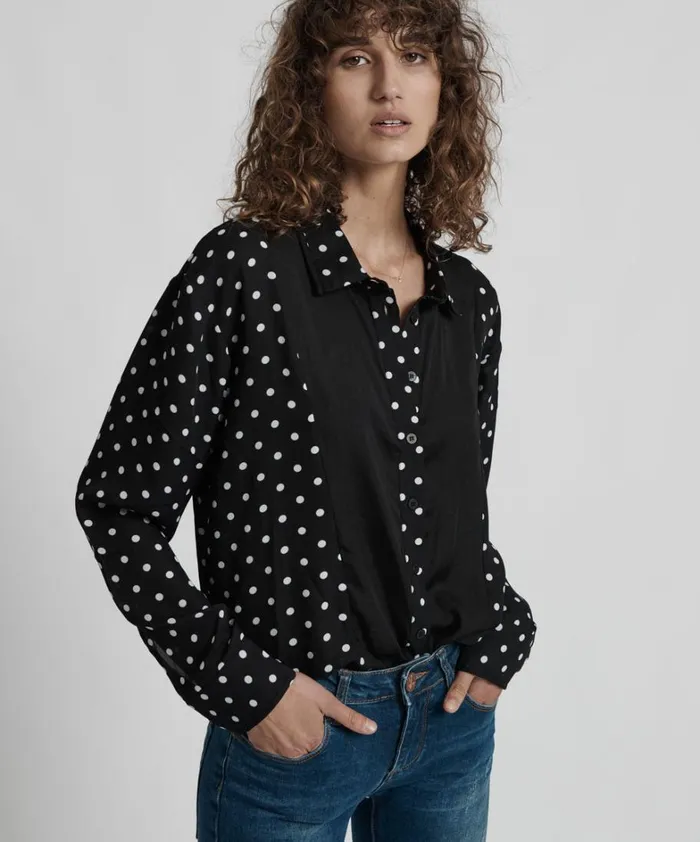 One Teaspoon Shirts LEXINGTON TUXEDO SHIRT 8211 Women One Teaspoon Shirts LEXINGTON TUXEDO SHIRT 8211 Women