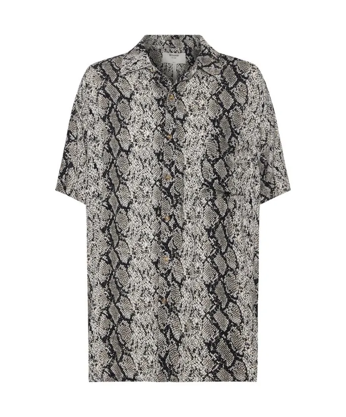 One Teaspoon Shirts MIDH SNAKE UNISEX SHIRT 8211 Women