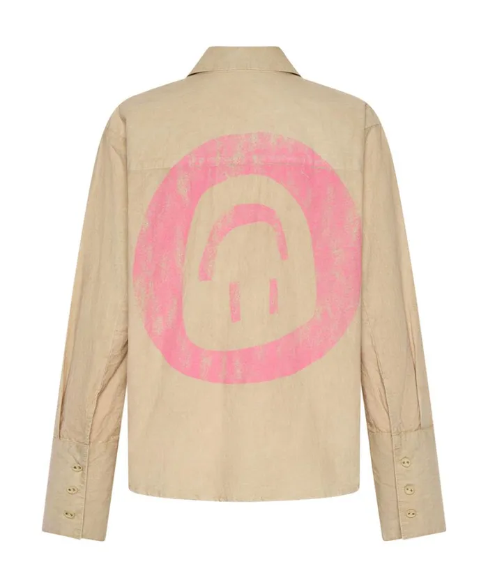 One Teaspoon Shirts STONED SMILEY BACK TUX SHIRT 8211 Women