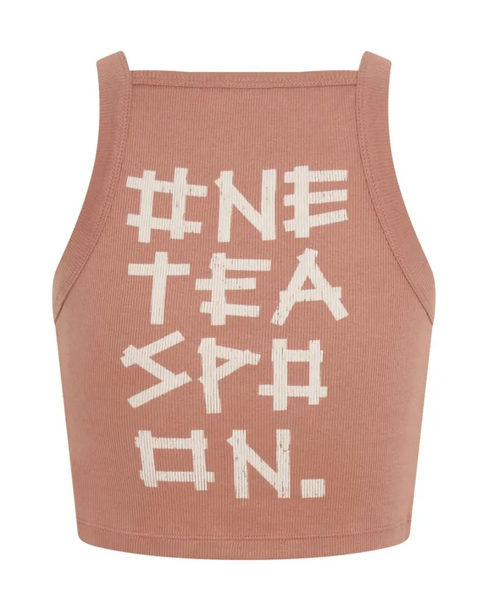 One Teaspoon Tees and Tanks BAMBOO LOGO RALLY TANK 8211 Women One Teaspoon Tees and Tanks BAMBOO LOGO RALLY TANK 8211 Women