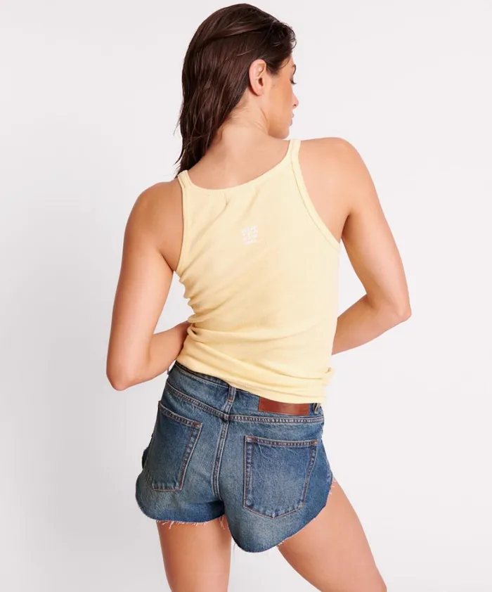 One Teaspoon Tees and Tanks BANANA ONE TEASPOON RIB SINGLET 8211 Women One Teaspoon Tees and Tanks BANANA ONE TEASPOON RIB SINGLET 8211 Women