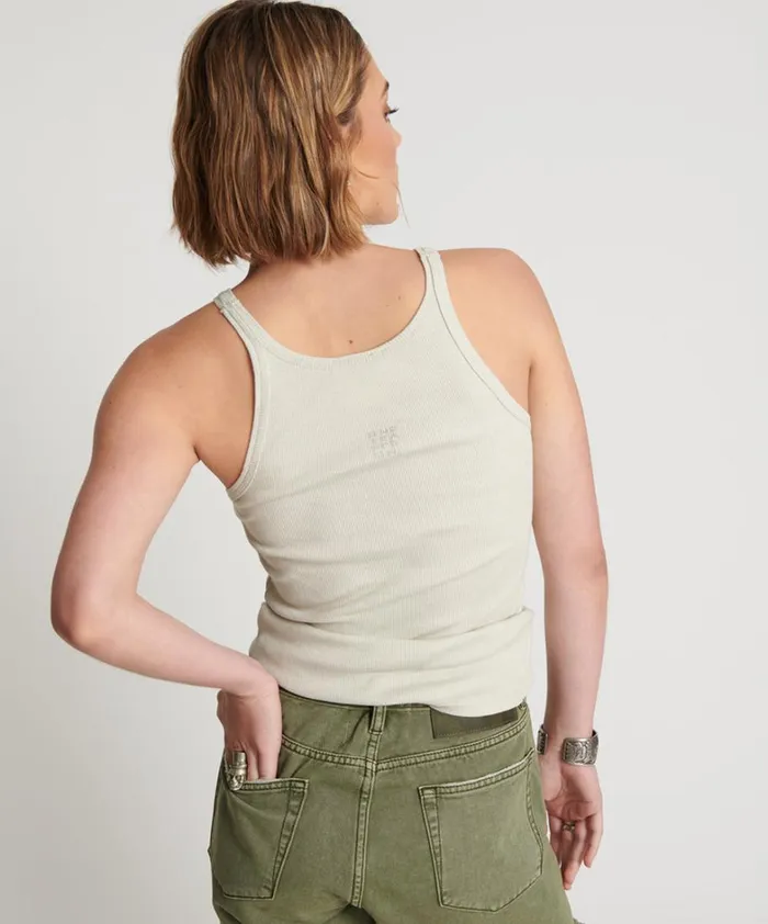 One Teaspoon Tees and Tanks ONETEASPOON RIB SINGLET 8211 Women One Teaspoon Tees and Tanks ONETEASPOON RIB SINGLET 8211 Women