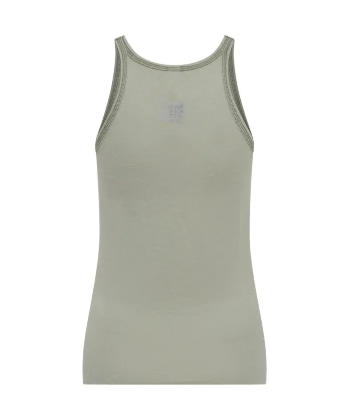 One Teaspoon Tees and Tanks SAGE ONE TEASPOON FINE RIB SINGLET 8211 Women One Teaspoon Tees and Tanks SAGE ONE TEASPOON FINE RIB SINGLET 8211 Women