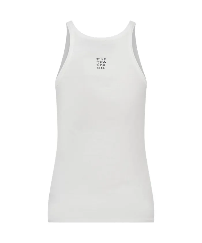 One Teaspoon Tees and Tanks WHITE ONE TEASPOON RIB SINGLET 8211 Women One Teaspoon Tees and Tanks WHITE ONE TEASPOON RIB SINGLET 8211 Women