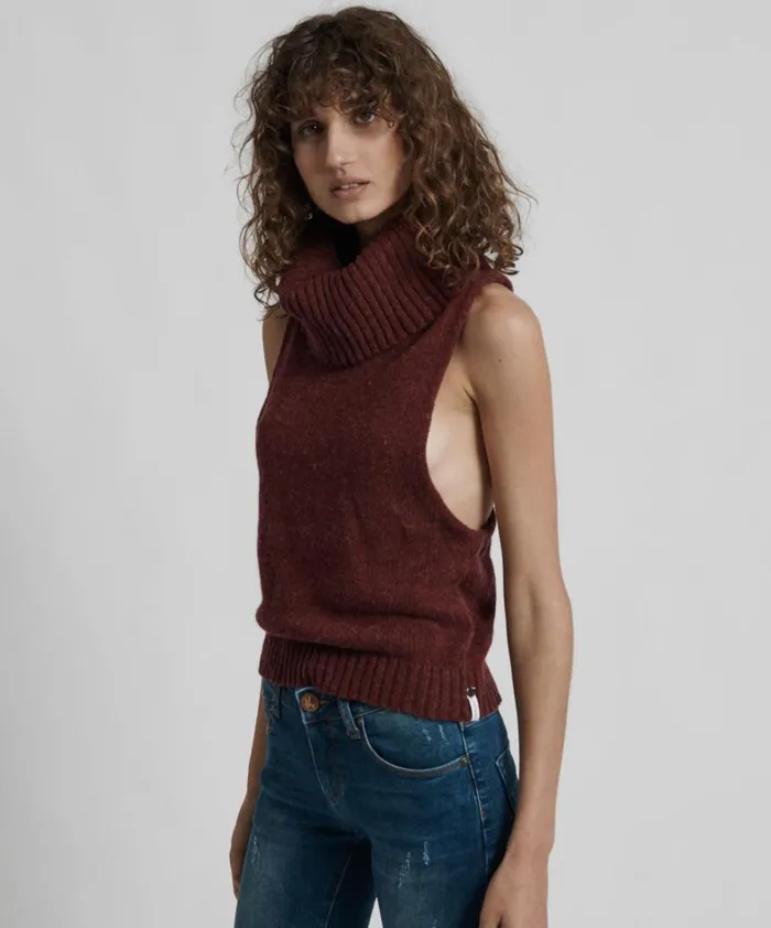 One Teaspoon Tops PARISIENNE ROLL NECK TOP 8211 Women