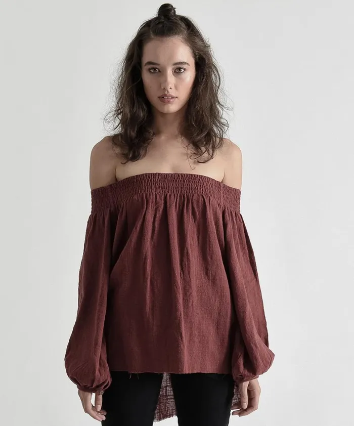 One Teaspoon Tops TAHITIAN PEARL MUSLIN TOP 0 8211 Women