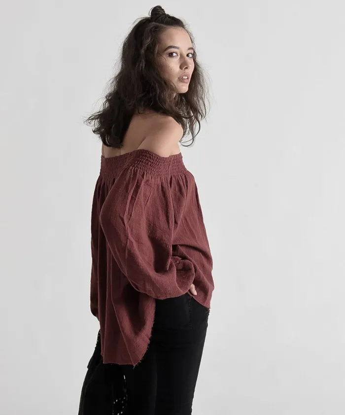 One Teaspoon Tops TAHITIAN PEARL MUSLIN TOP 0 8211 Women